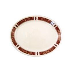 Steelite Marina Red - Oval Dish Coupe