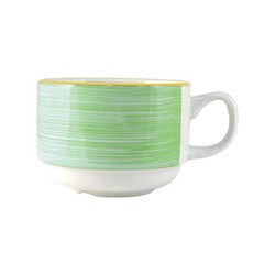 Steelite Rio Green - Cup Stacking Slimline (Box 36)