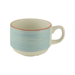 Steelite Rio Blue - Cup Stacking Slimline 20.0 cl 7 oz (Box 36)
