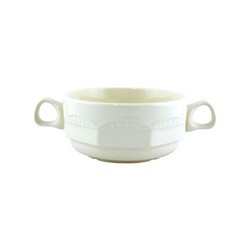Steelite Monte Carlo White Soup Cup Handled 10oz (Box 36)