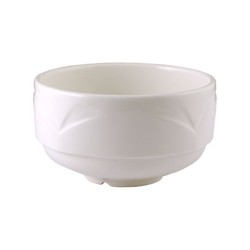 Steelite Bianco White Soup Cup Stacking Unhandled 10oz (Box 36)