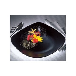 Steelite Quadro Black Plate