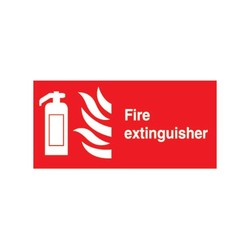 Fire Extinguisher Sign - Self Adhesive