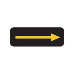 Door Sign - Right Arrow
