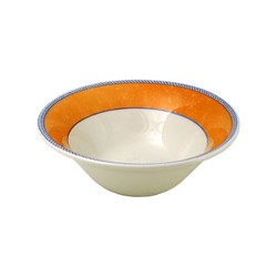Churchill New Horizons Col Border Org Small Salad Bowl (Box 12)