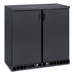 Gamko Maxiglass 1 Solid Door Bottle Cooler- S/S Front - Hinged R Or L (140 Bottles) - Gamko Maxiglass 1 Door Cooler - Hinged L