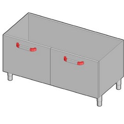 Bertos 700 Series Stand With Doors 1200