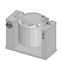 Bertos Boil.Pan Tilting Kettle Lt.150 Steam Ind