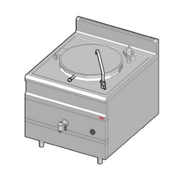 Bertos Boiling Pan Lt. 200 - Steam Heated
