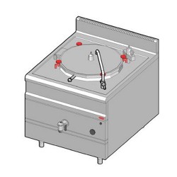 Bertos Boiling Pan Lt200 Steam Heated Autoclave