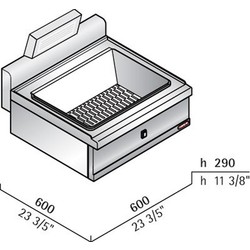 Bertos Counter Top Electric Chips Scuttle