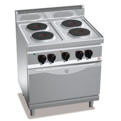 Bertos 4 Burner 1/1 GN Evoluzione Electric Range