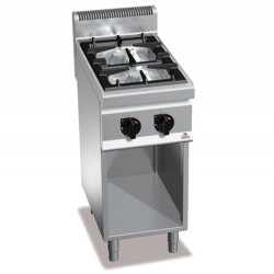 Bertos Gas Cooker-2 Burners On Open Stand