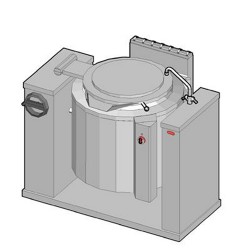 Bertos Gas Boil.Pan Tilting Kettle Lt100 Direct