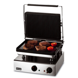 Lincat Ribbed Grill Large - ribbed top, smooth bottom