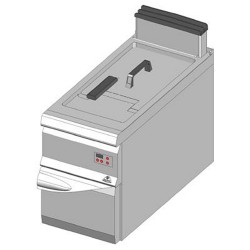 Bertos Gas Fryer - Pilot Flame . Electronic Controls 22 Lt.