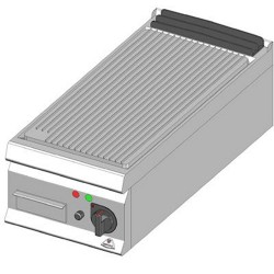Bertos Electric Fry Top, Grooved, Hard Chrome