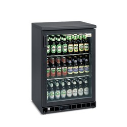 Gamko Maxiglass 1 Glass Door Bottle Cooler - Hinged Right Or Left (140 Bottles) - Gamko 1 Door Cooler - Hinged Left