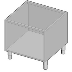 Bertos 600 Stainless Steel Stand With 3 Closed Sides