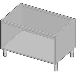 Bertos 900 Stainless Steel Stand With 3 Closed Sides