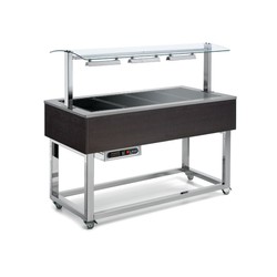 Afinox 4/1 GN Essense Heated Ceramic Top Buffet Counter