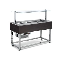Afinox 6/1 GN Essense Buffet Refrigerated Static Well Counter