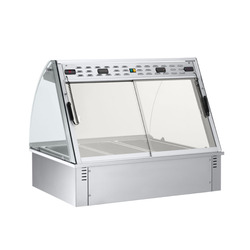 Afinox Soul Drop In Blown Air Heated Serve Over Counter Top 1/1 plus 1/3 Deep Unit