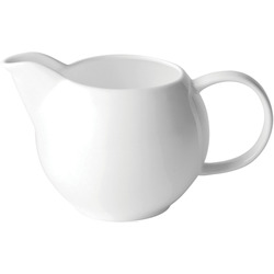 Anton Black Bone China Round Jug
