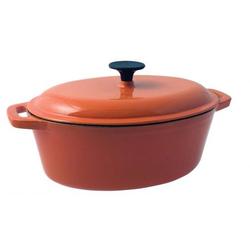 Oval Casserole Orange