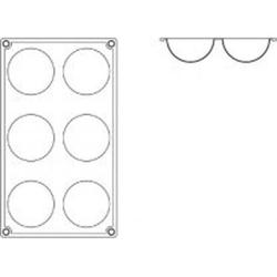 Flexipad Silicone 6 Half Sphere Moulds