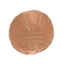 Poly Wicker Round Food Basket 203 x 76mm  (Pack of 6)