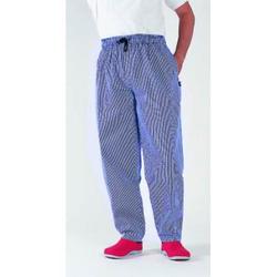 Le Chef Blue Check Drawstring Pants