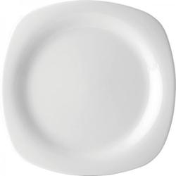 Titan Porcelain Soft / Rounded Square Plates (Box 6)