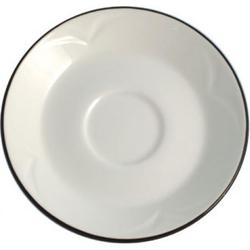 Steelite Bianco Noir Saucer Stacking 6 (Box 36)
