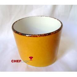 Steelite Terramesa Tilt Pot Mustard 7.5x7.9cm (Box12)