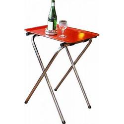 Chrome Service Tray Stand