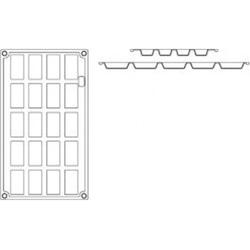 Flexipad Silicone 20 Mini-Finanziere Moulds