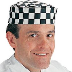 Skull Cup - Big Black/White Check - Skull Cap