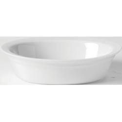 Titan Porcelain White Oval Pie Dish