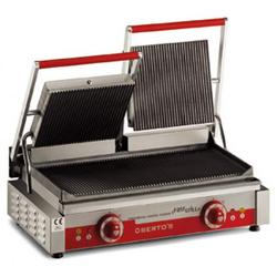 Bertos Pdr Fast Grill Pannini Grill - Scored Double Plate