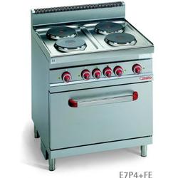 Bertos 4 Burner Electric Oven Range E6P4+FE1