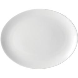 Pure White Oval Plate