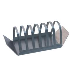 St/St 6 Slot Toast Rack &; Crumb Tray