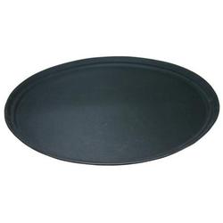 Black Oval Non-Slip Tray 27 - Black Oval Non-Slip Tray