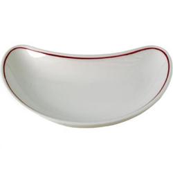 Churchill Burgundy Line Crescent Salad Plate 8 (Box 12)