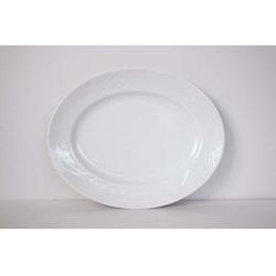 Steelite Spyro Oval White Plate