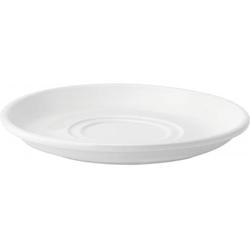 Pure White Double Well Saucer 7 17.5cm (Box 36)