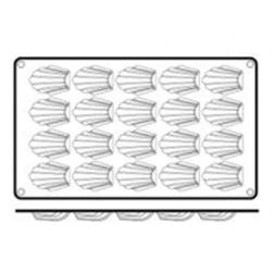 Flexipad Silicone 20 Mini Madeleine Moulds