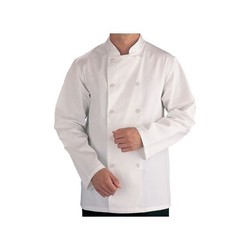 ChefLogic Ryan White Buttoned Chef Jacket Long Sleeve Polycotton