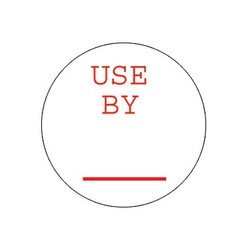 Use By Label (Roll of 1000)